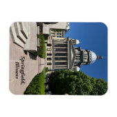 Magnet Flexible Capitole de l'État de l'Illinois à Springfield (Horizontal)