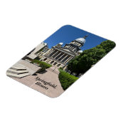 Magnet Flexible Capitole de l'État de l'Illinois à Springfield (Côté Gauche)