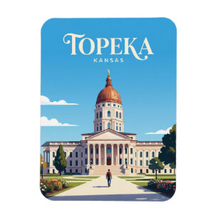 Magnet Flexible Capitole de l'État du Kansas États-Unis