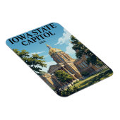 Magnet Flexible Capitole de l'Iowa États-Unis (Côté Droit)