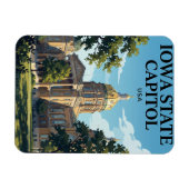 Magnet Flexible Capitole de l'Iowa États-Unis (Horizontal)