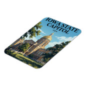 Magnet Flexible Capitole de l'Iowa États-Unis (Côté Gauche)