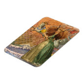 Magnet Flexible Capricorn Femme Chèvre Whimsical Amusant (Côté Gauche)