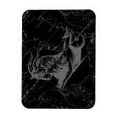 Magnet Flexible Capricorne Constellation Hevelius 1690 sur Noir (Vertical)