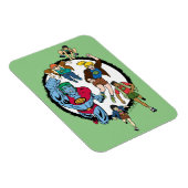 Magnet Flexible Captain Planet et les Planétètres Cercle Graphic (Côté Droit)