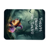 Magnet Flexible Capybara d'Halloween mignonne et cuisinée (Horizontal)