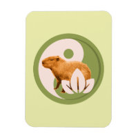 Capybara Zen Yin Yang Nature Paisible