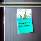 Magnet Flexible Caractère de dessin de Noël coloré