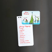 Magnet Flexible Caractère de dessin de Noël coloré