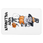 Magnet Flexible Caractère d'halloween mignon (Horizontal)