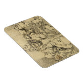 Magnet Flexible Caractères littéraires assemblés autour de la Méda (Côté Droit)