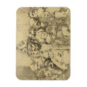 Magnet Flexible Caractères littéraires assemblés autour de la Méda (Vertical)