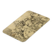 Magnet Flexible Caractères littéraires assemblés autour de la Méda (Côté Gauche)