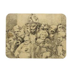 Magnet Flexible Caractères littéraires assemblés autour du