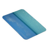 Magnet Flexible Caraïbes Horizon Tropical Turquoise Bleu (Côté Droit)