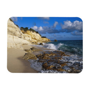Magnet Flexible Caraïbes, Saint-Martin, Falaises à la plage de Cup