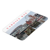 Magnet Flexible Cardiff Bay vue panoramique réfrigérateur aimant (Côté Gauche)
