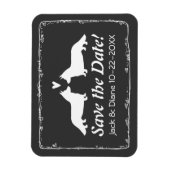 Magnet Flexible Cardigan Corgis Mariage Enregistrer la date (Vertical)