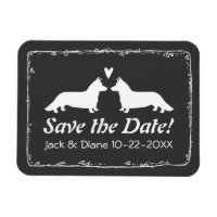 Cardigan Corgis Mariage Faire-part de sauvegarde