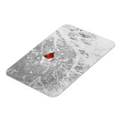 Magnet Flexible Cardinal en hiver (Côté Gauche)