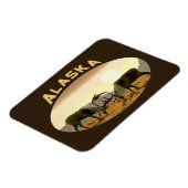 Magnet Flexible Caribou Duel - Alaska (Côté Gauche)