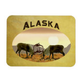 Magnet Flexible Caribou Duel - Alaska (Horizontal)