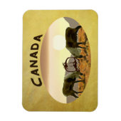 Magnet Flexible Caribou Duel - Canada (Vertical)