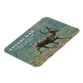 Magnet Flexible Caribou Running, Parc national d'Aniakchak, Réserv (Côté Gauche)