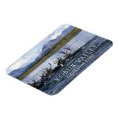 Magnet Flexible Caribou traversant la rivière Kobuk, vallée de Kob (Côté Gauche)