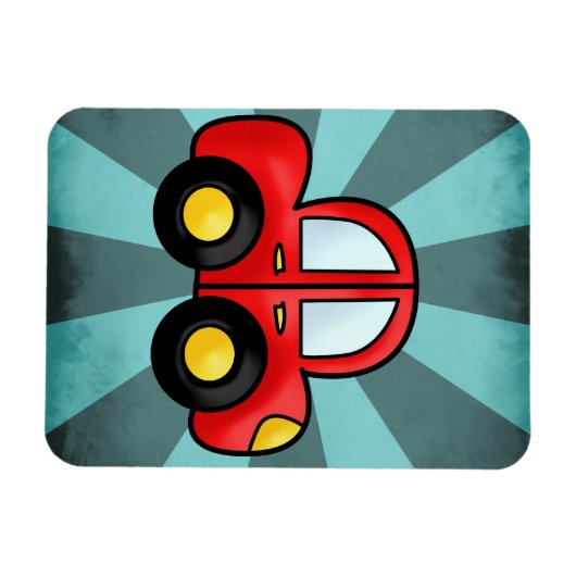 Magnet Flexible Caricature automobile (Horizontal)