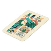 Magnet Flexible Caricature Bêtes fantastiques Scènes (Côté Gauche)