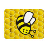 Magnet Flexible Caricature d'abeilles (Horizontal)