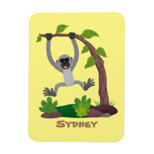 Magnet Flexible Caricature de bande de gibbon joyeux