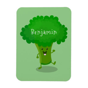 Magnet Flexible Caricature de brocoli dansant Cute kawaii