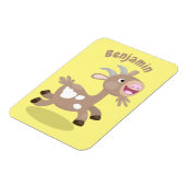 Magnet Flexible Caricature de chèvre billy joyeux (Côté Gauche)