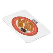 Magnet Flexible Caricature de Churro (Côté Droit)