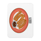 Magnet Flexible Caricature de Churro (Vertical)