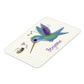Magnet Flexible Caricature de colibri d'abeille mignonne (Côté Gauche)