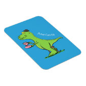 Magnet Flexible Caricature de dinosaure vert t rex (Côté Droit)