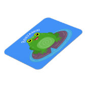 Magnet Flexible Caricature de grenouille verte mignonne (Côté Gauche)