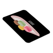 Magnet Flexible Caricature de Macaron (Côté Droit)