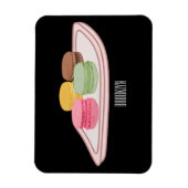 Magnet Flexible Caricature de Macaron (Vertical)