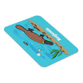 Magnet Flexible Caricature de natation de Cute platypus (Côté Droit)