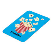 Magnet Flexible Caricature de pop-corn drôles (Côté Gauche)