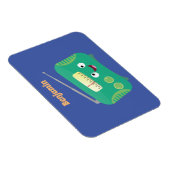 Magnet Flexible Caricature de radio rétro amusante (Côté Droit)