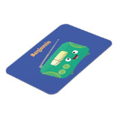 Magnet Flexible Caricature de radio rétro amusante (Côté Gauche)