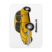 Magnet Flexible Caricature de voiture classique (Vertical)