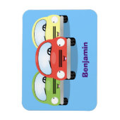 Magnet Flexible Caricature de voitures Cute kawaii (Vertical)