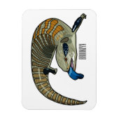 Magnet Flexible Caricature en bleu (Vertical)