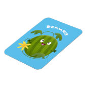 Magnet Flexible Caricature joli et souriant de pastèque (Côté Gauche)